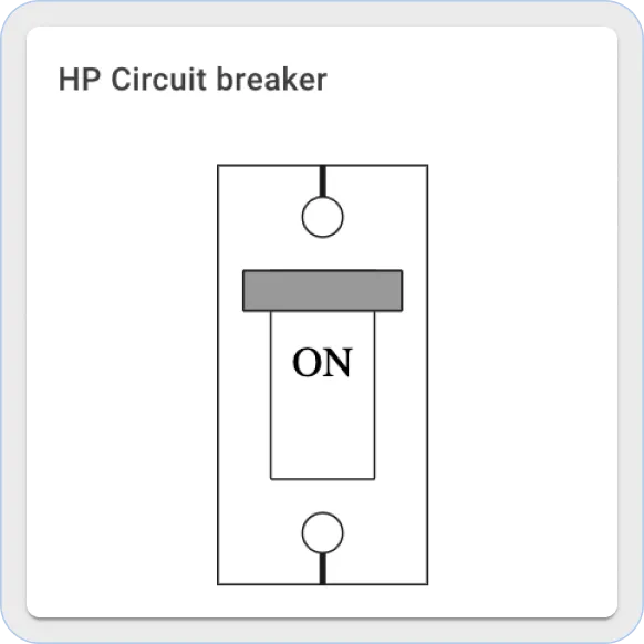 Thingsboard HP curcuit breaker widget