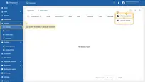 Log in to your ThingsBoard Edge instance and go to the Entities > Devices section. Click the “+” button in the top-right corner and select Add new device.