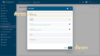 Enter a name for the Edge you are creating. For example, "My New Edge". Click the "Add" button to confirm the addition of the Edge instance.