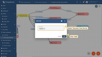 Drag connection from "Save Timeseries" to the transformation script node.