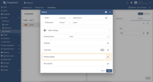 Scroll down to the “Attribute updates” section and click on the “Pencil” icon to edit the attribute updates.