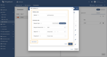 Click on the "Add method" button. Fill in the "Method" field with `getTemperature`, select the "Request Type" as "Read Property", "Object ID" as "Analog Value" and "1", and "Property ID" as "Present Value".