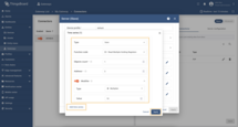 Click on the "Add attribute" or "Add telemetry" button. In our case, we will add `power` time series, so fill in the "Key" field with `power`, select the "Type" as 16int, select "Function code" field as "03 - Read Holding Registers", in the "Address" field enter `2`, enable "Modifier" toggle, select "Multiplier" as "Type" and enter `10` in "Value" field.