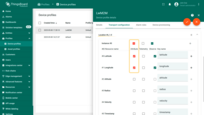 For the Location object (#6_1.0), check the "Attribute" box for resource #0 (Latitude) and resource #1 (Longitude) so that the server can track these values, receive updates, and store them as attributes in ThingsBoard. Then, save changes.