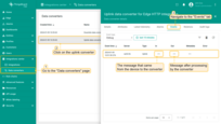 Go to the "<b>Integrations center</b>" section -> "<b>Data converters</b>" page, click on the uplink converter to open "Data converter details" window, and navigate to the "<b>Events</b>" tab. There you will find an uplink message;