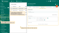 Log in to the ThingsBoard Cloud and go to the Profiles > Device profiles section to create or modify the Device profile. Select the appropriate Default rule chain. Then, configure the Alarm Rule.