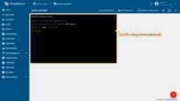 Use RPC debug terminal widget in your ThingsBoard instance