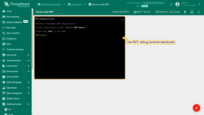 Use RPC debug terminal widget in your ThingsBoard instance