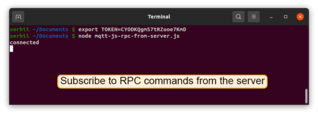 Subscribe to RPC commands from the server