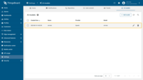 Once saved, the model becomes available for use in the AI request node of the Rule Engine.