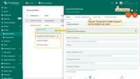 Specify "<b>Equipment Health Analysis</b>" as the default rule chain.