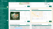 Go to the "Solution templates" page. Find "Fuel level monitoring" and click "Install" to start the installation process.