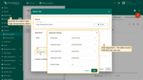 In the <b>General</b> section, specify the <b>alarm type</b> — <i>High temperature</i> (or any other name you prefer) — which serves as both the name and the unique identifier of the alarm.<br>Add the argument — the data source that the rule will use when evaluating the conditions.