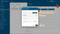 In the "Device Credentials" window, select "MQTT Basic" credential type and specify client ID. Click "Save".