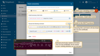 In the opened window select your operating system, and install the necessary client tools using the command from the guide. Switch to the "MQTTs" protocol. Copy and run the first command to download the valid CA certificate;