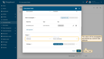 The output value will be stored as a server-side attribute.<br>Click Add to save the calculated field.