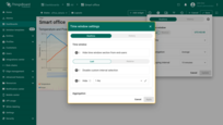 The time window configuration window will open.