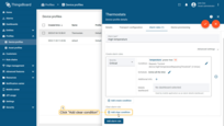 Step 1. Open the device profile and toggle edit mode. Click the "Add clear condition" button.