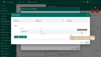 Step 1. Modify the temperature key filter and change the value type to dynamic.