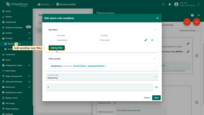 Step 3. Add another key filter for the temperatureAlarmFlag, then click "Add".