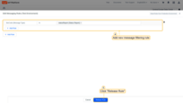 Add new message filtering rule and click "Release Rule" button;