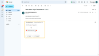 The user can open and view the report in their browser or download it.