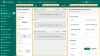 Here's how the report builder looks.