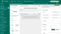 To verify the result, generate a test report sample by clicking the corresponding button in the top-right corner.