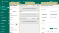 Here's how the report builder looks.
