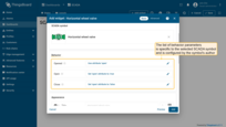 The list of behavior parameters is specific to the chosen SCADA symbol and is entirely controlled by the symbol's author