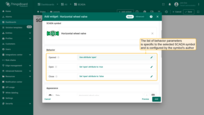 The list of behavior parameters is specific to the chosen SCADA symbol and is entirely controlled by the symbol's author