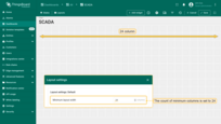 The count of minimum columns is set to 24.