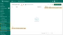 Navigate to the "Resources" page of the "SCADA symbols" section and click the "Upload SCADA symbol" button;