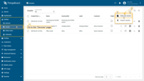 Navigate to "<b>Entities</b>" ⇾ "<b>Assets</b>". Click the "<b>+</b>" icon in the upper-right corner and select "<b>Add new asset</b>" from drop-down menu.
