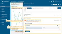 Navigate to the "Appearance" tab. Activate the "Enable custom legend" option to use attribute or time series values as key labels. Click on "+ Add new key". In the drop-down menu that appears, input the key name and choose the key type;